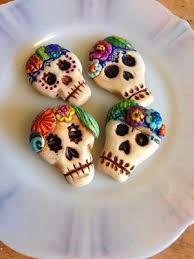 painted clay skulls