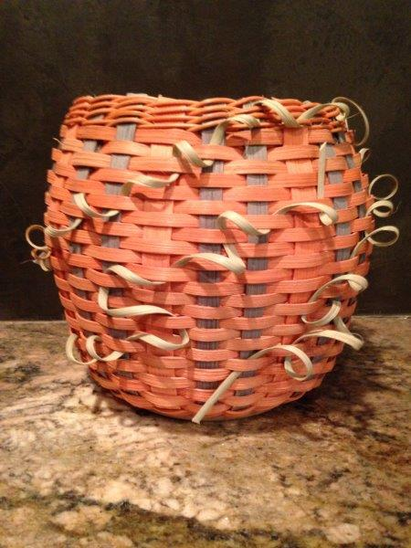 orange pumpkin basket