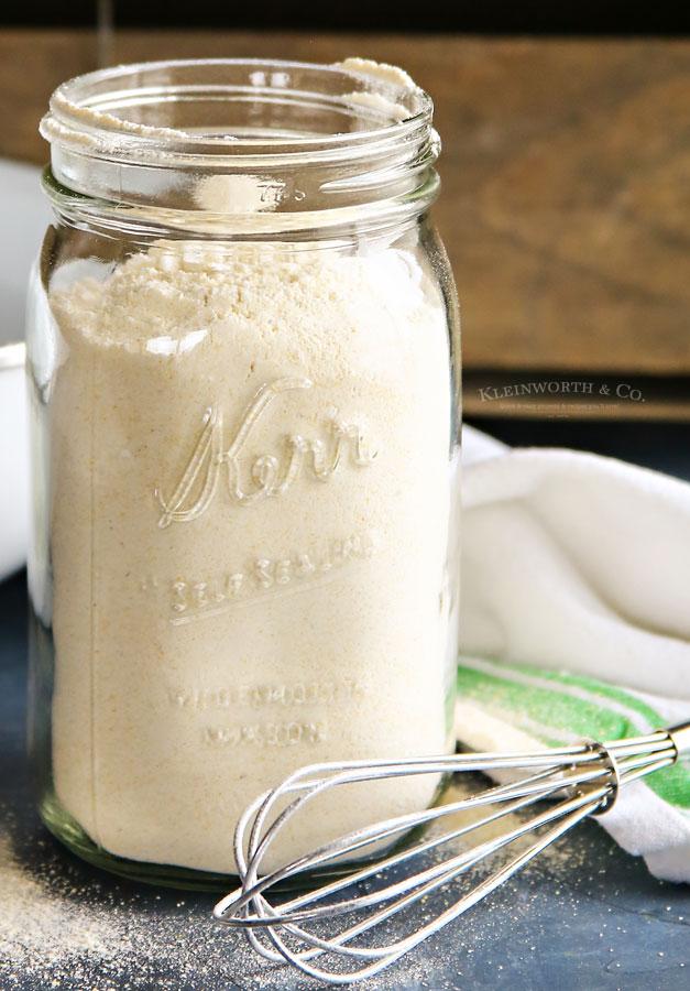 muffin mix in a jar