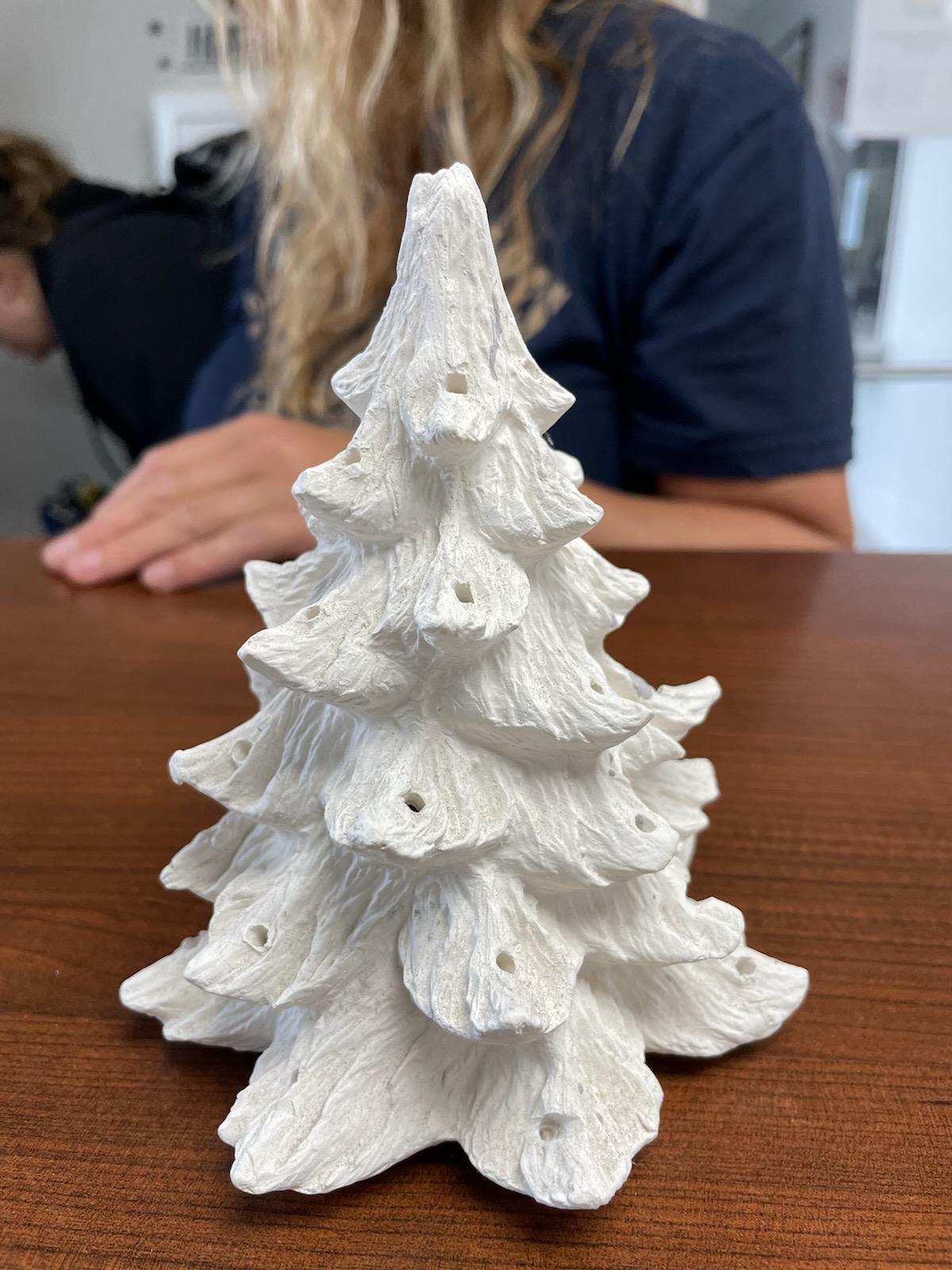 white ceramic tree