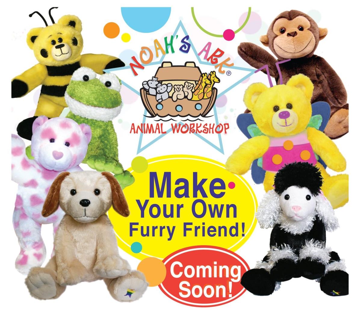 multi colored stuffed animals