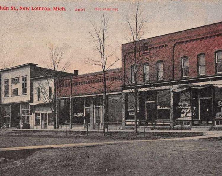 Historical image of the New Lothrop Street